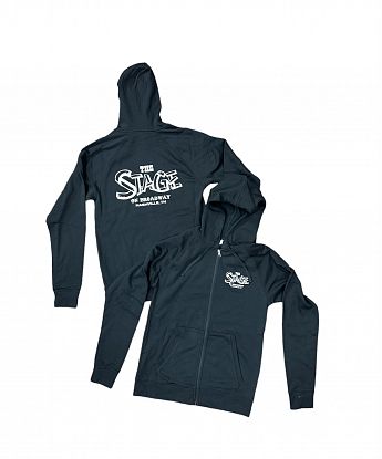 Stage Full Zip Hoodie Black