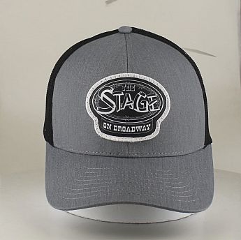 Gray/Black Patch Hat